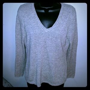 Gray Cashmere Sweater